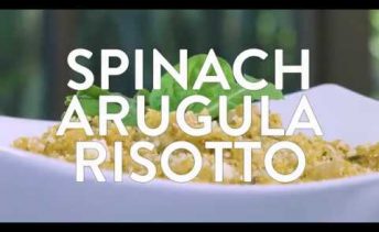 Spinach Arugula Risotto